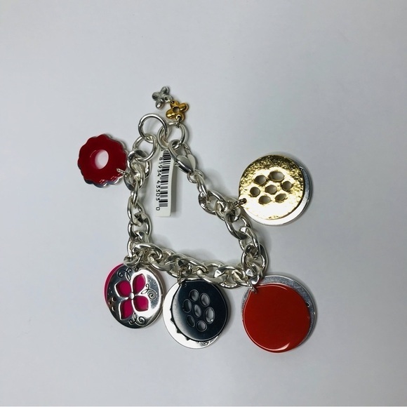 BRIGHTON Meadow Garden Silver Colorful Charm Bracelet - Picture 5 of 6